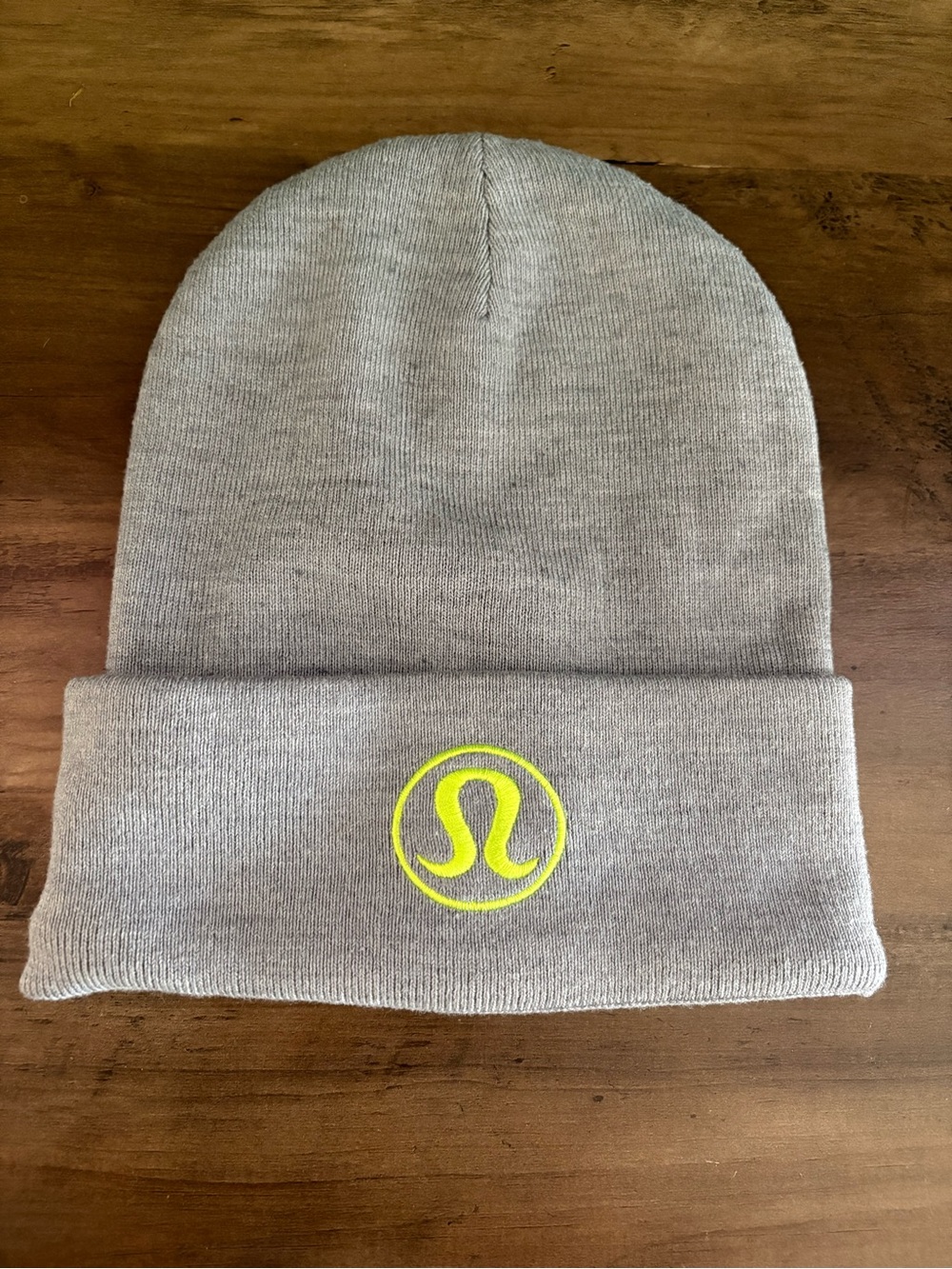 lululemon athletica Light Gray Beanie with logo